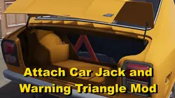 Attach Jack and Warning Triangle