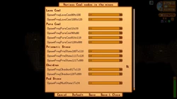 [Optional] Various Coal Nodes in the Mines [My settings]
