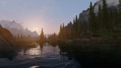 Sunset on Lake Ilinalta